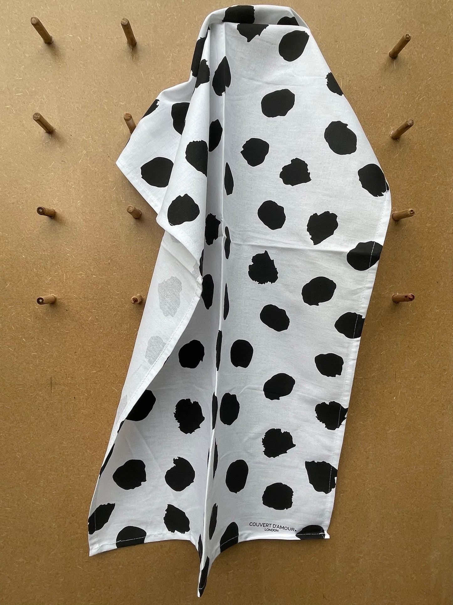 Monochrome Dots | Tea Towel | Kitchen Towel