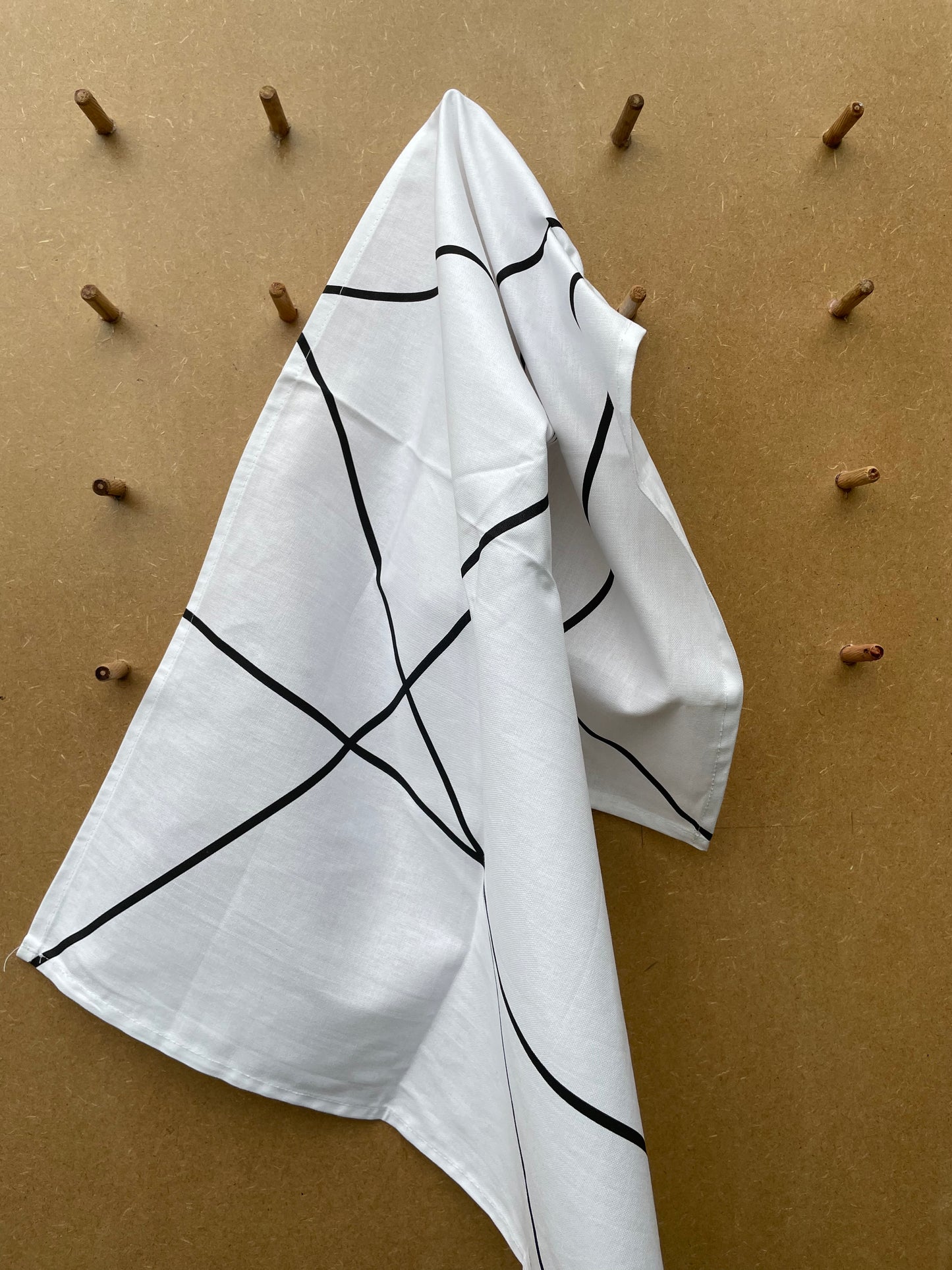 Monochrome Lines | Tea Towel | Kitchen Towel