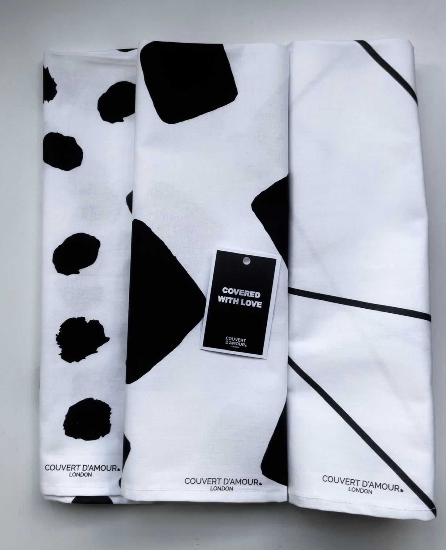 Monochrome Trio | Tea Towel (set of 3)